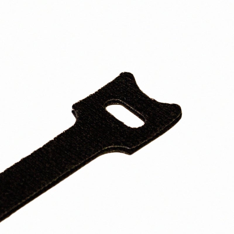Navepoint 10 Inch Hook And Loop Reusable Strap Cable Cord Wire Ties 100 Pack Black - Image 4